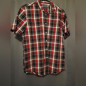 Mens Medium Club Room Button down Shirt